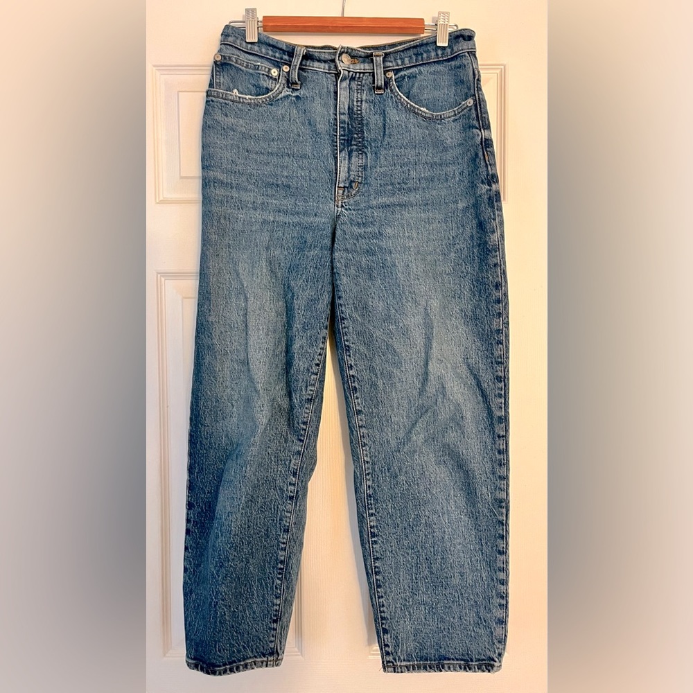 Madewell Balloon Jeans Size 27 Medium Wash